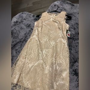 Sequin pink dress